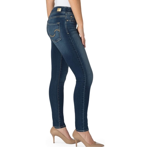 Levis Denim Pull up Jeans Comfy Elastic Stretch Size 27 x 28 Legging - Picture 3 of 13